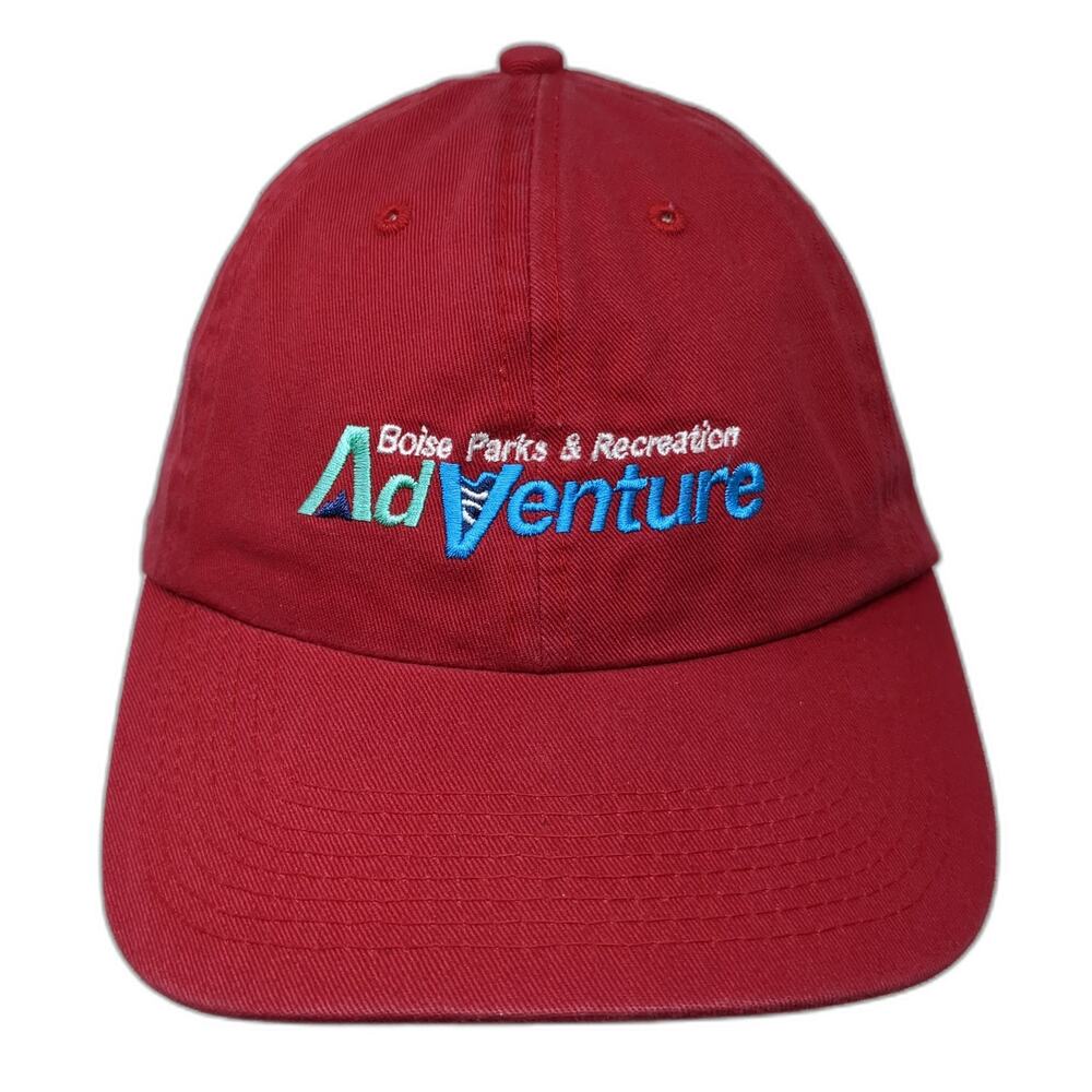 Boise Parks & Recreation Adventure Slideback Hat Red One Size Fahrenheit